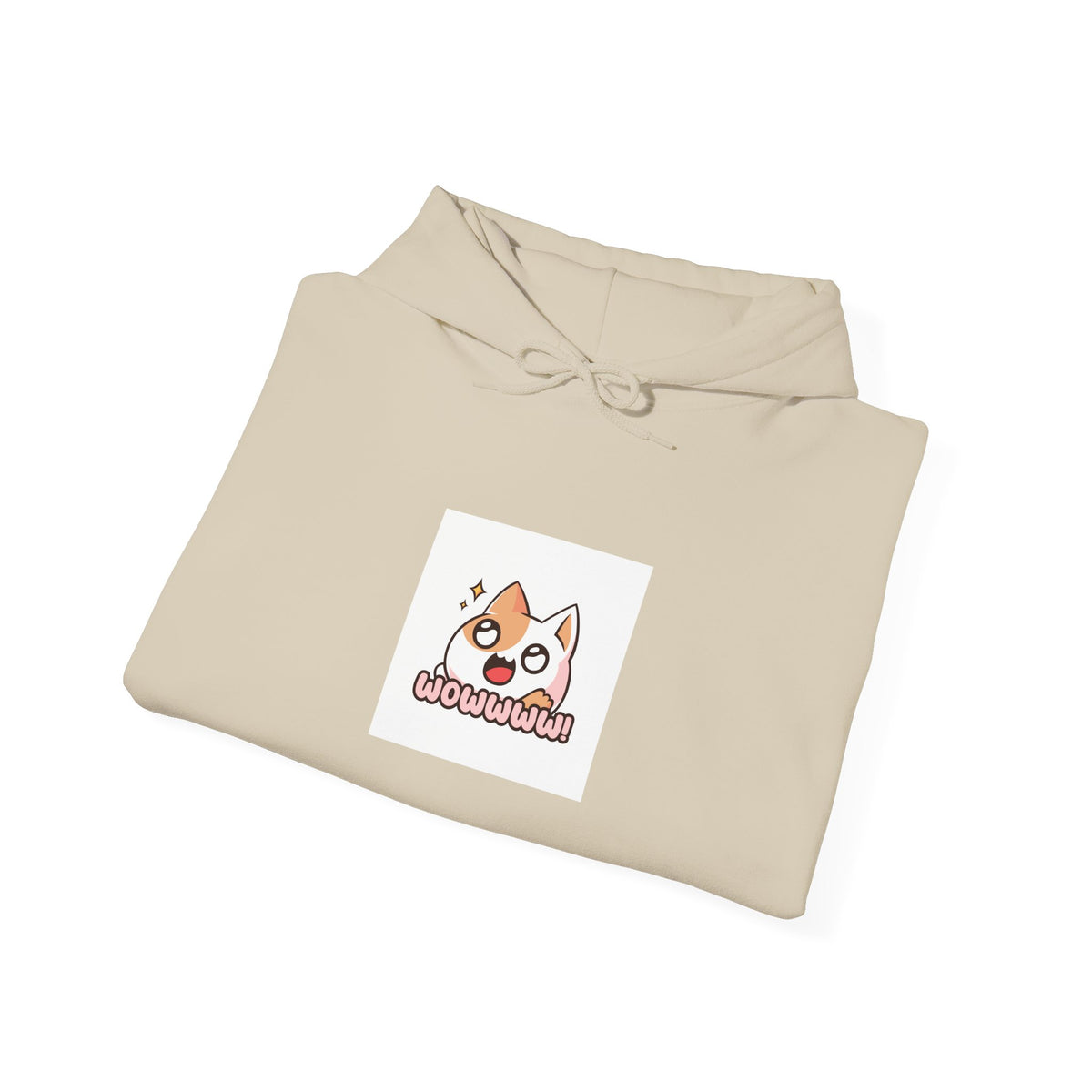 Copy of Cute Kawaii Cat Hoodie — 'Mochi' Tiny Anime Cat Graphic Pullover