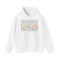 Fruit Pattern Hoodie — Pastel Fruit Print Pullover Sweatshirt