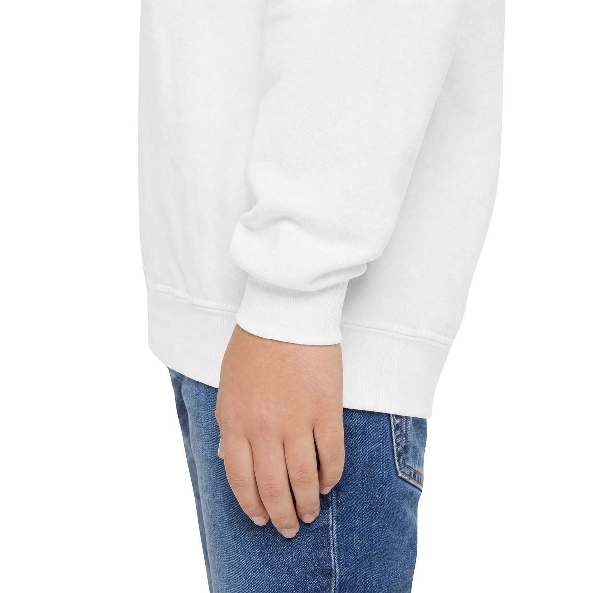 Youth Crewneck Sweatshirt - Cute Pastel Bunny Graphic