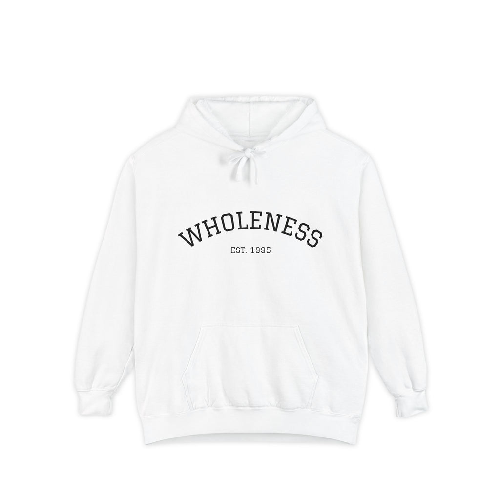 Wholeness Hoodie — Minimal 'WHOLENESS EST. 1985' Comfort Pullover