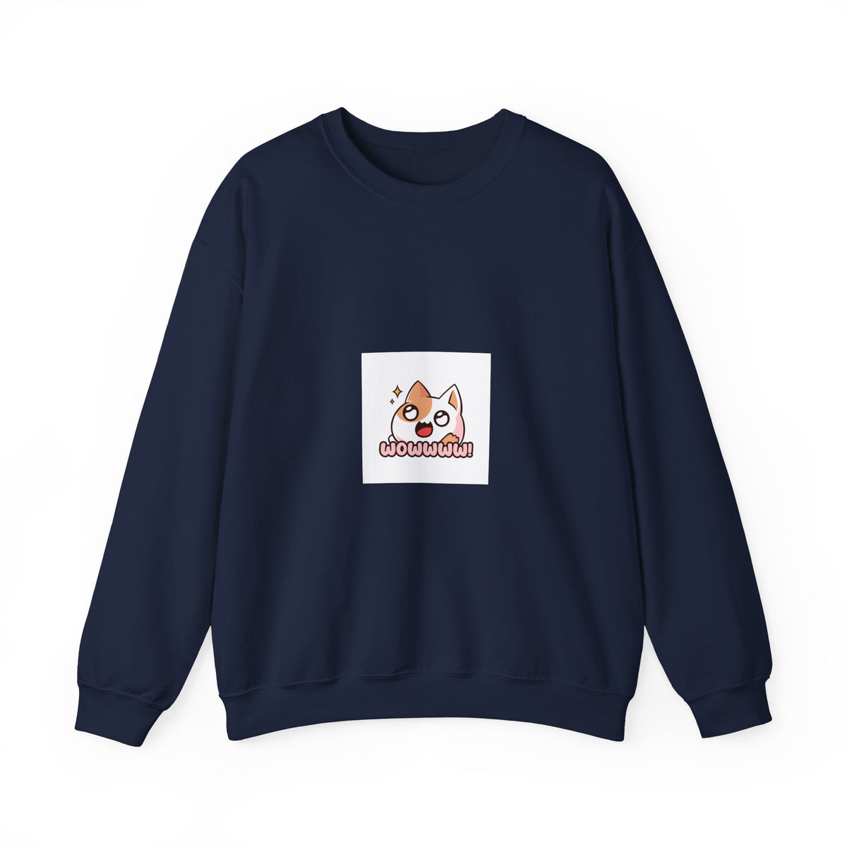 Cute Corgi 'Wowww!' Crewneck Sweatshirt — Small Dog Graphic Sweatshirt