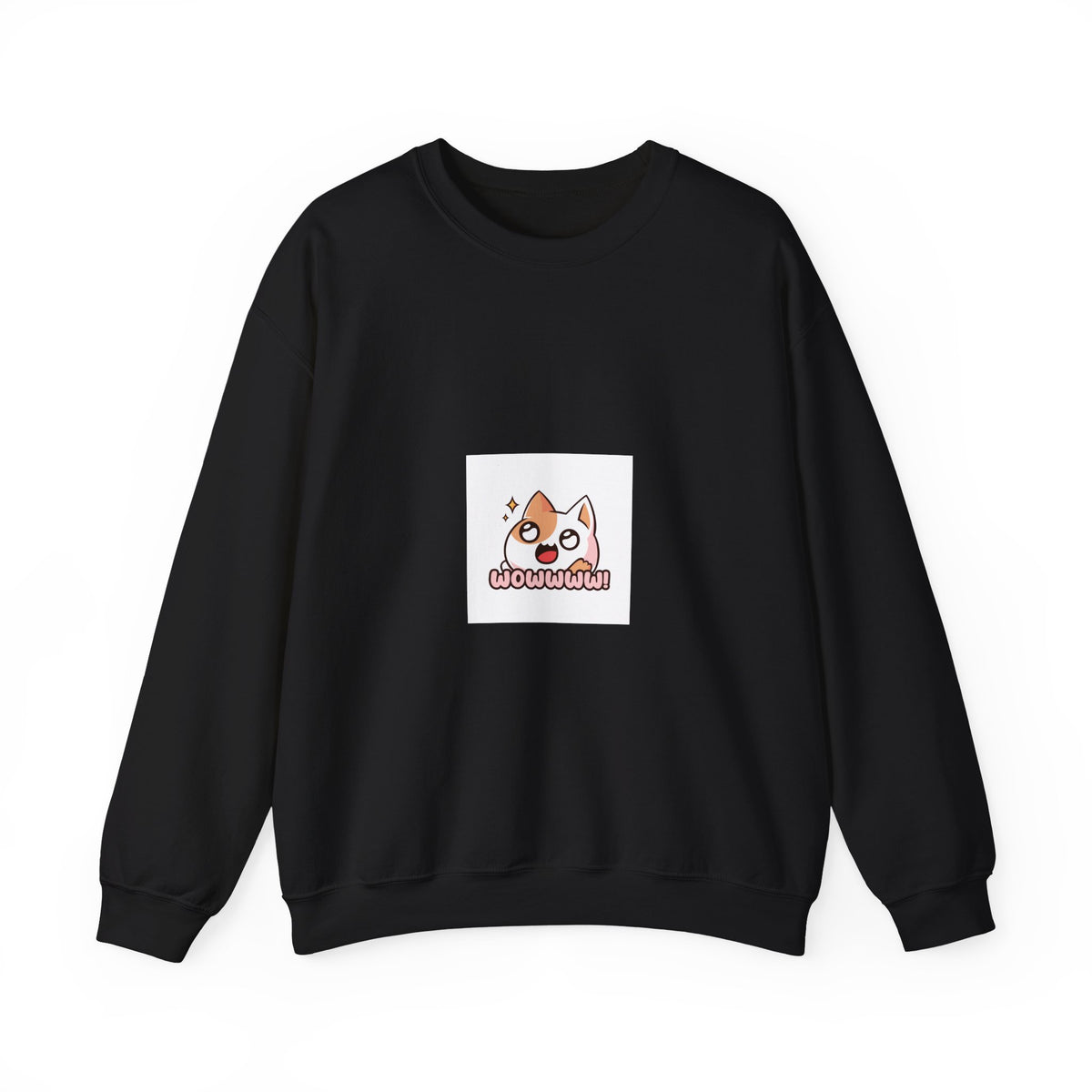 Cute Corgi 'Wowww!' Crewneck Sweatshirt — Small Dog Graphic Sweatshirt