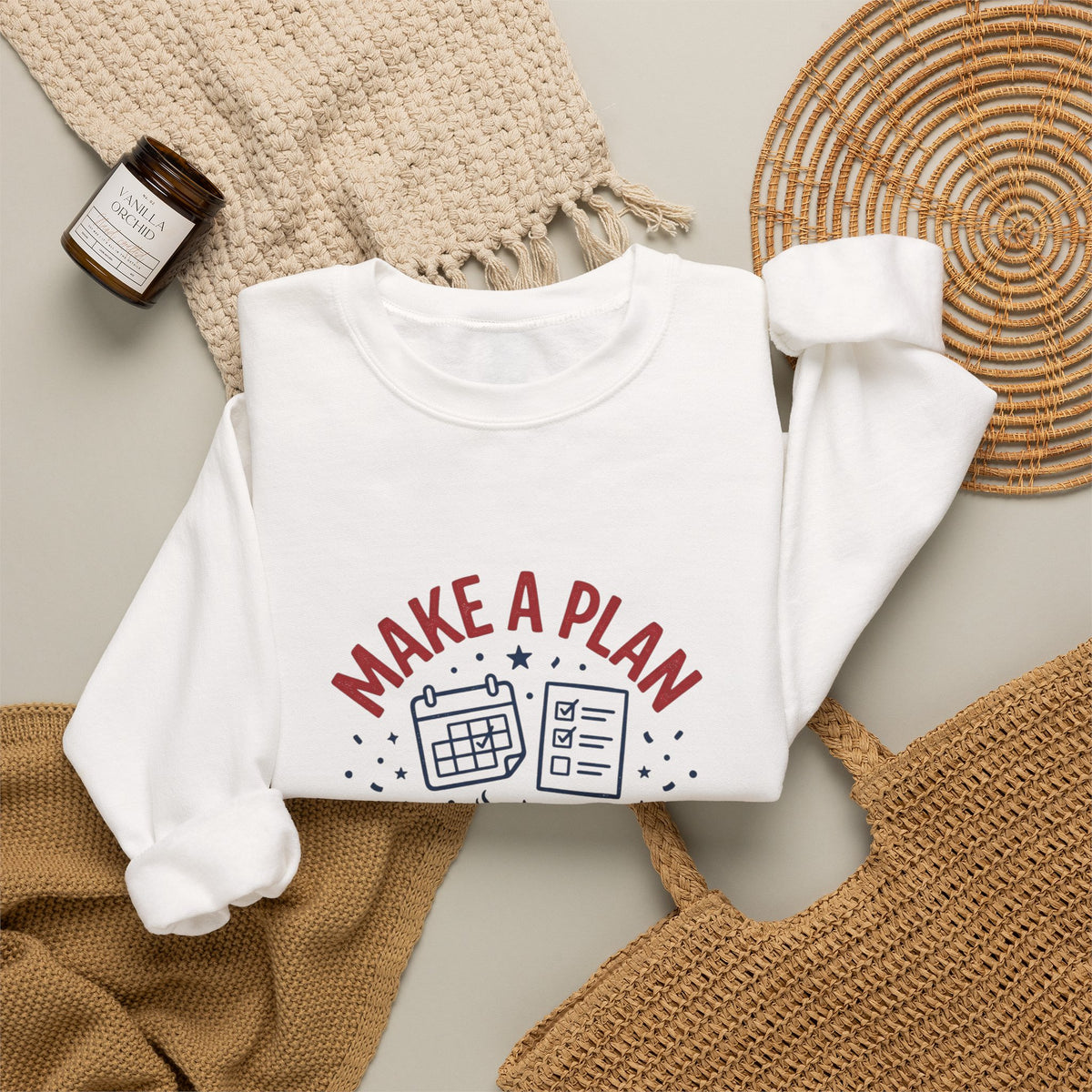 Make a Plan Then Vote Sweatshirt | Midterm Elections, Voter Reminder