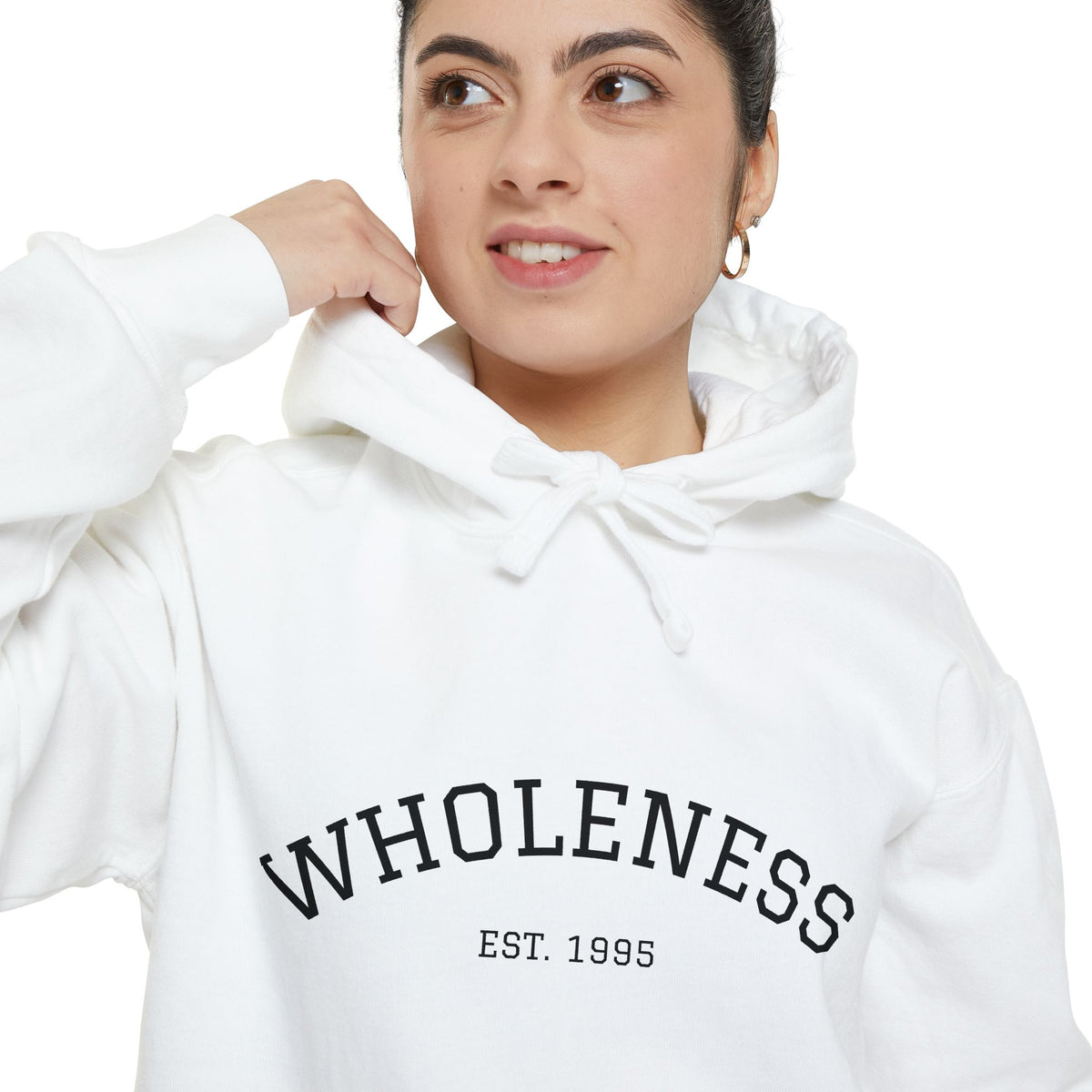 Wholeness Hoodie — Minimal 'WHOLENESS EST. 1985' Comfort Pullover
