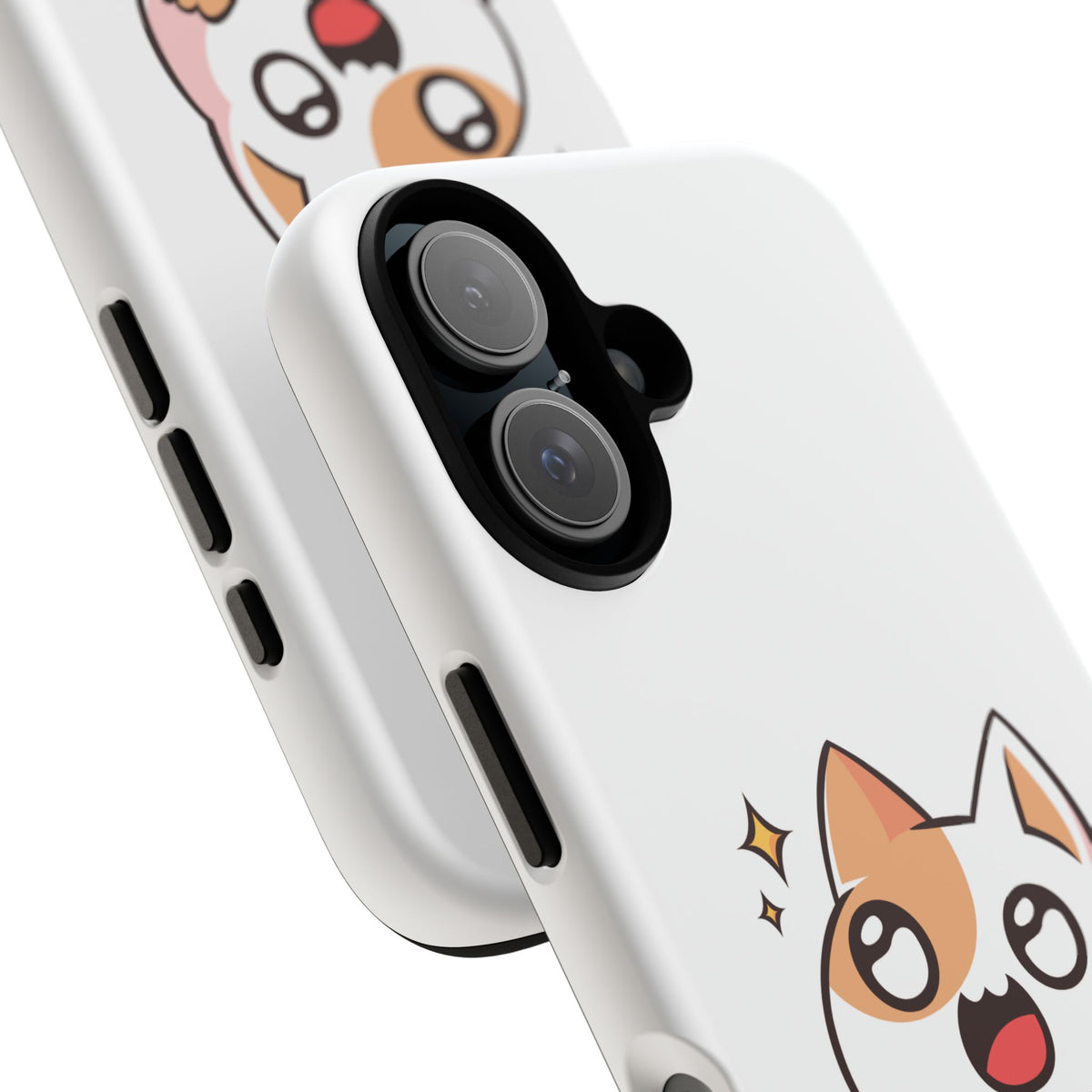 Cute 'Wowww!' Cat Phone Case — Protective Tough Case for iPhone