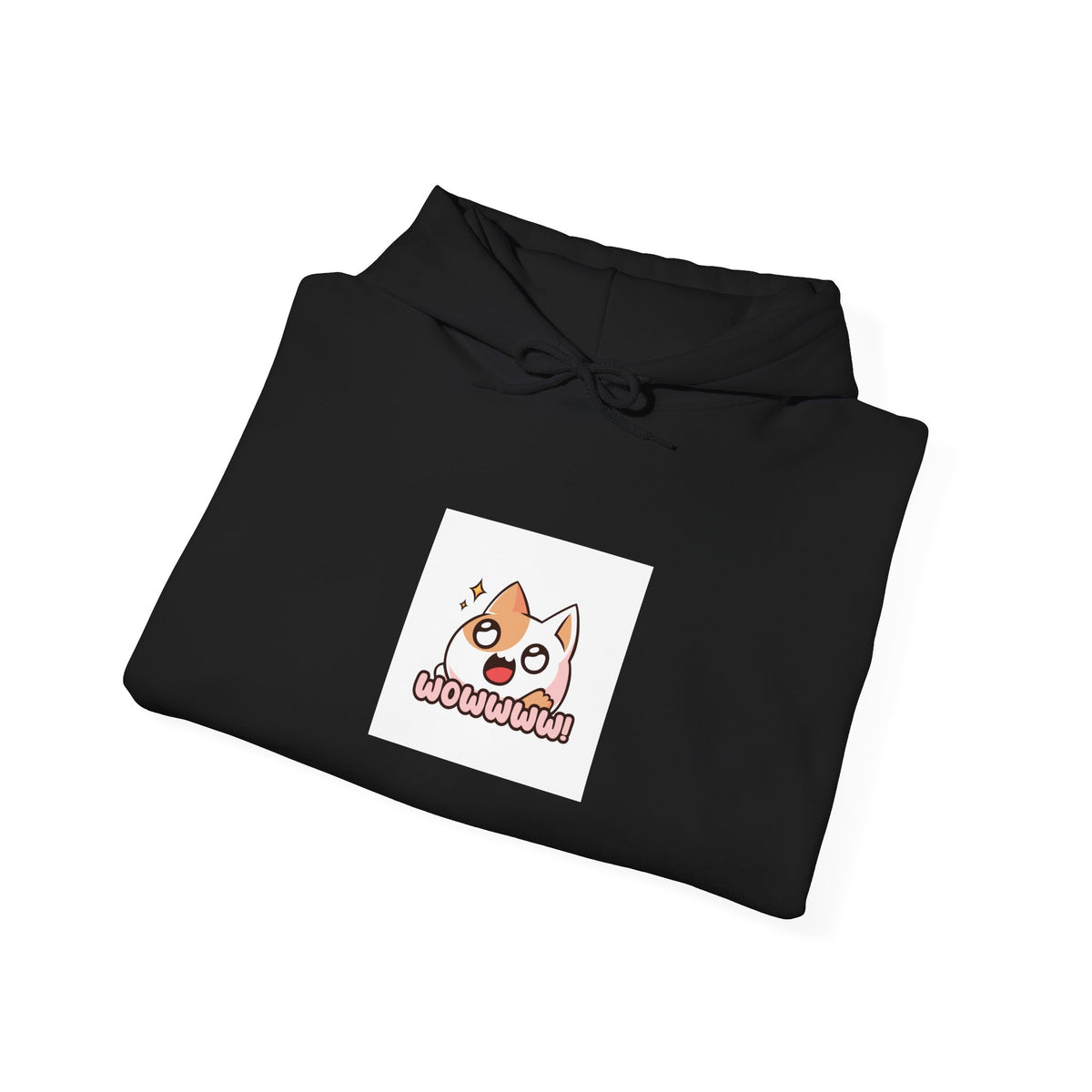 Copy of Cute Kawaii Cat Hoodie — 'Mochi' Tiny Anime Cat Graphic Pullover