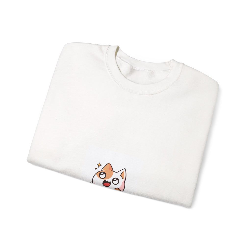Cute Corgi 'Wowww!' Crewneck Sweatshirt — Small Dog Graphic Sweatshirt