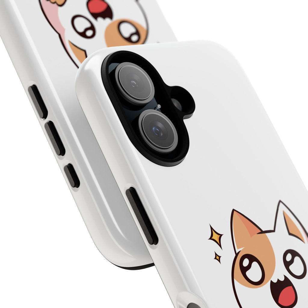Cute 'Wowww!' Cat Phone Case — Protective Tough Case for iPhone
