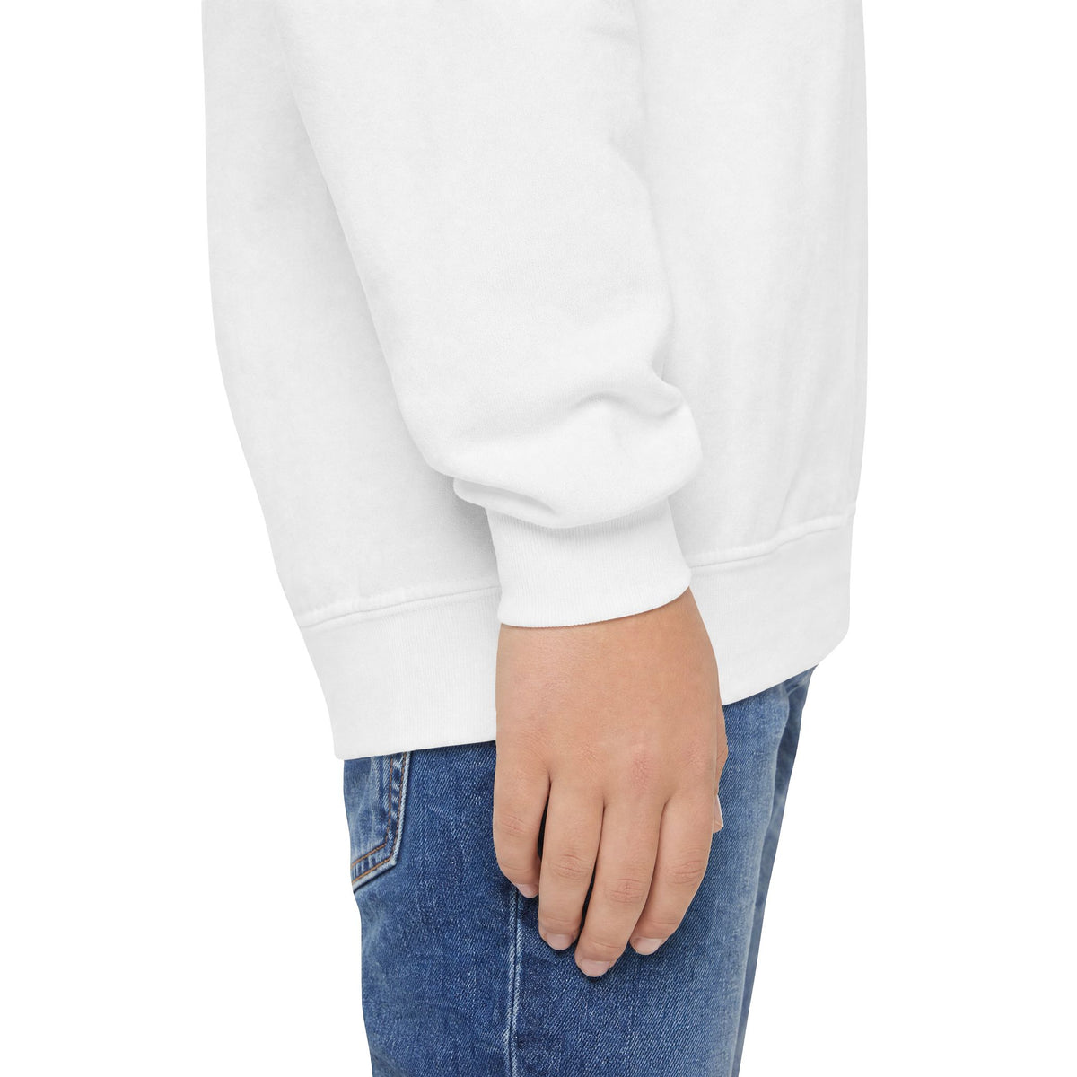 Youth Crewneck Sweatshirt - Cute Pastel Bunny Graphic