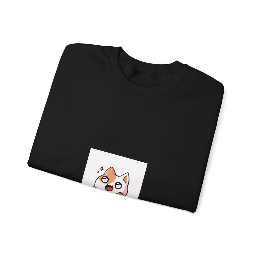 Cute Corgi 'Wowww!' Crewneck Sweatshirt — Small Dog Graphic Sweatshirt